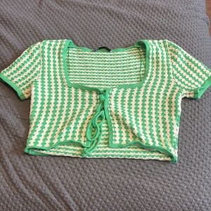 Zara Crochet Cropped Top
